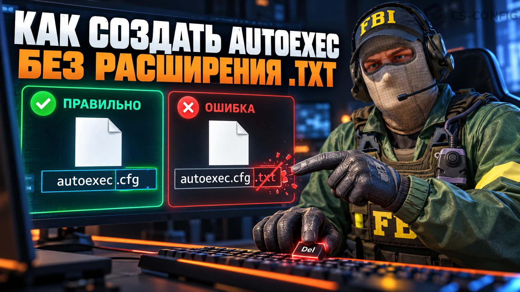 Как создать autoexec.cfg в CS2 — настройка и запуск конфига